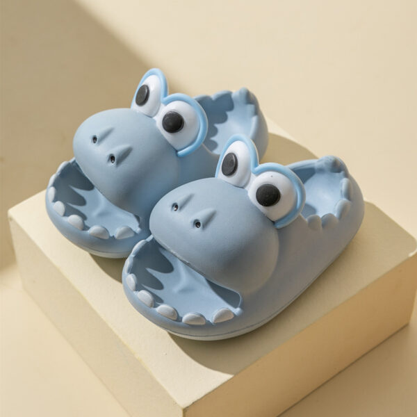 Kids Dinosaur Slippers Wholesale Summer Cartoon Parent Child Outdoor Home EVA Sandals Women Men Kids Cute Slippers Baby Shoes - Image 19