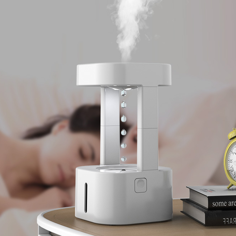 Creative Anti-gravity Water Drop Humidifier Air Conditioning Mist Spray Household Quiet Bedroom Office With 580ML Water Tank - Image 10