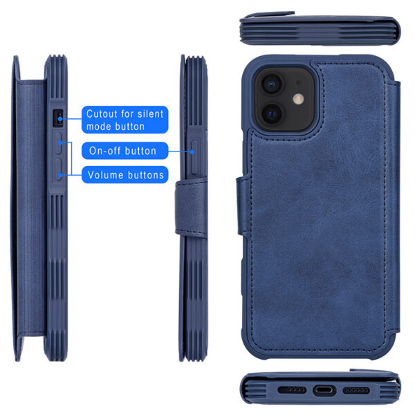 Magnetic Phone Case Flip Card Phone Holster - Image 2