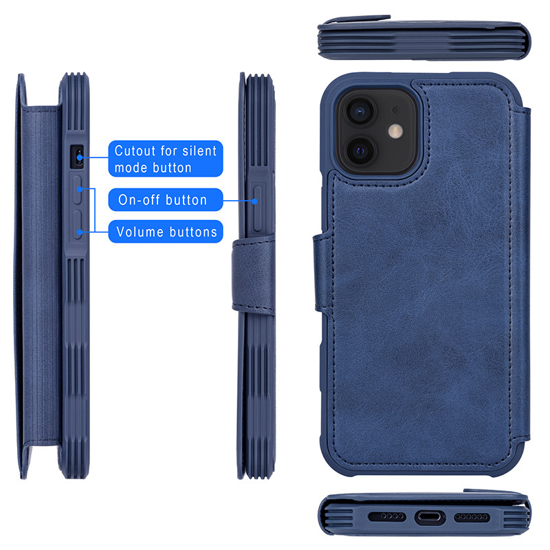 Magnetic Phone Case Flip Card Phone Holster - Image 2