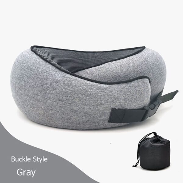 Travel Neck Pillow Non-Deformed Airplane Pillow Travel Neck Cushion Durable U-Shaped Travel Memory Cotton Nap Neck Pillow - Image 41