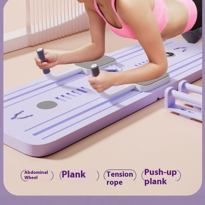 Four-in-one Foldable Automatic Rebound Home Exercise Abdominal Muscle Firm Abs Fitness Board - Image 1