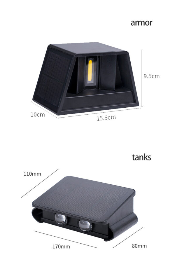 Solar Outdoor Corridor Waterproof Wall Lamp - Image 12