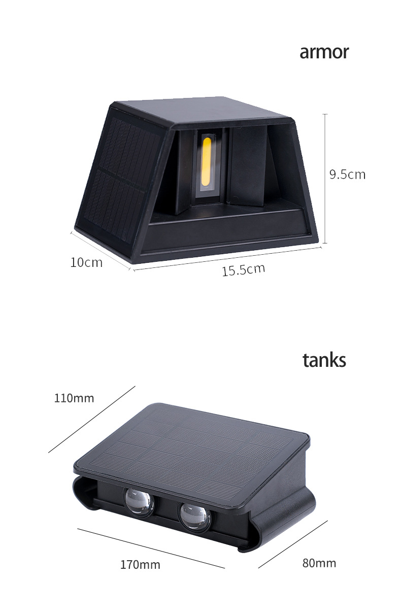 Solar Outdoor Corridor Waterproof Wall Lamp - Image 12