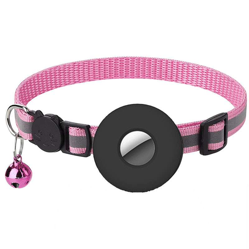 Airtag Pet Collar With Bell Reflective Adjustable Anti-lost Cat Dog Collar - Image 11