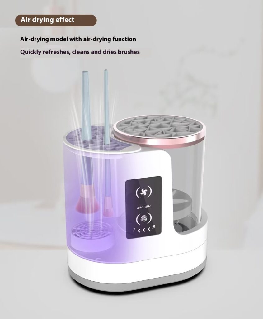 Electric Makeup Brush Cleaner Rechargeable Makeup Brushes Cleaning Tool Automatic Makeup Brush Cleaning Stand Device