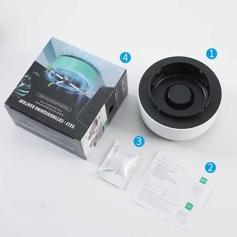 Smoke Removal Air Purification Ashtray Anion Purification Practical Automatic Purifier Ashtray Portable Gadgets For Car Ashtray - Image 34