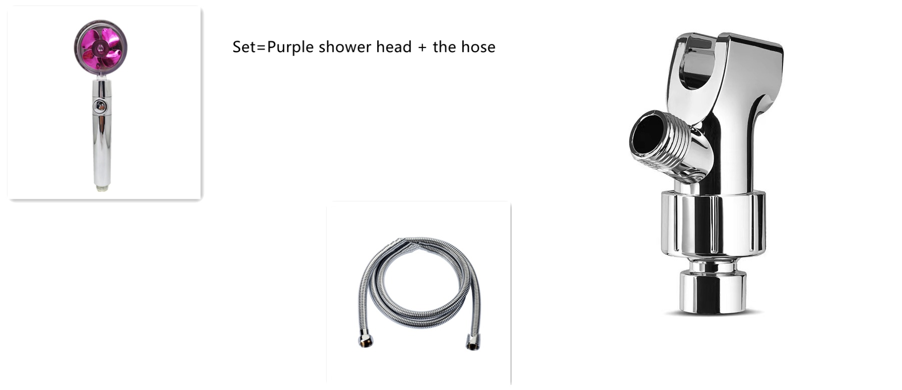 Shower Head Water Saving Flow 360 Degrees Rotating With Small Fan ABS Rain High Pressure Spray Nozzle Bathroom Accessories - Image 102