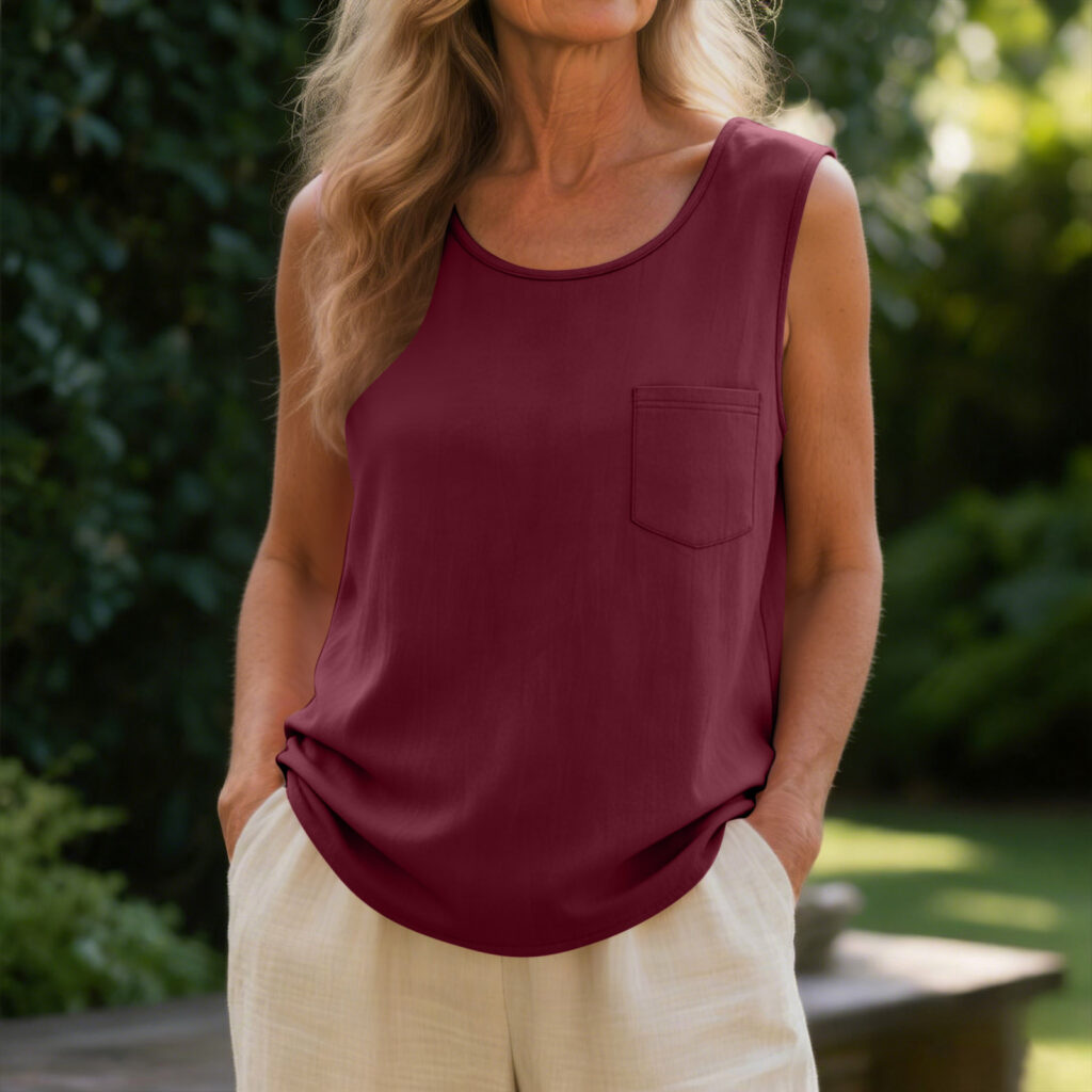 Women's Casual Loose Fashion Cotton And Linen Vest