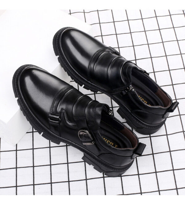 Platform All-match Hollowed-out Mid-heel Strappy Sandals - Image 11