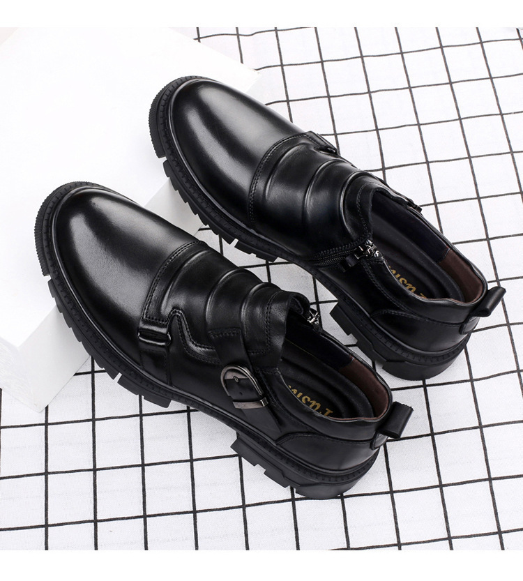 Platform All-match Hollowed-out Mid-heel Strappy Sandals