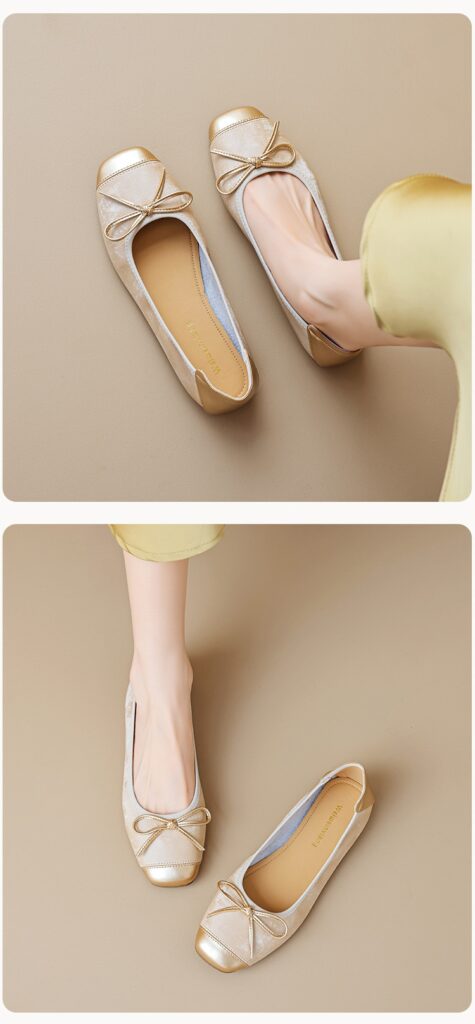 Women's Soft-soled Low-cut Bow-tie Flat Shoes
