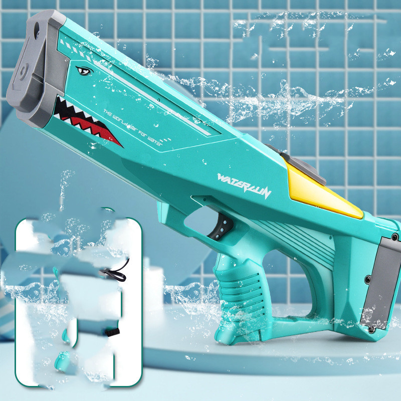 Automatic Electric Water Gun Toys Shark High Pressure Outdoor Summer Beach Toy Kids Water Fight Pool Party Water Toy - Image 14