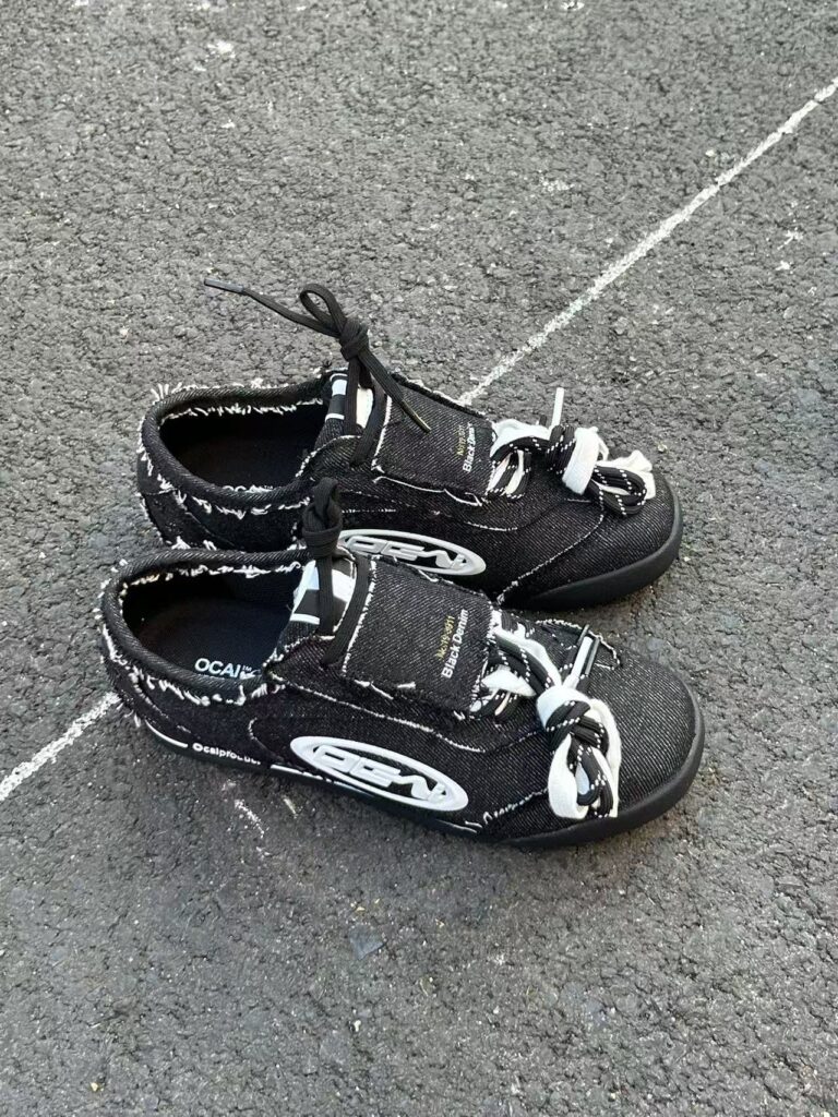 High-end Contrast-color Design Casual Flat Shoes For Commuting