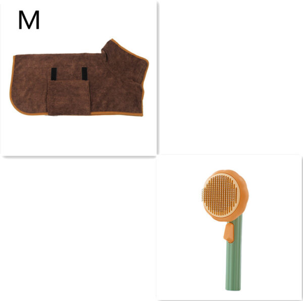 New Pet Cat Brush Hot Selling Hand-held Steel Wire Self-cleaning Comb Looper For Hair Removal - Image 28