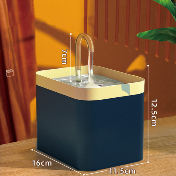 Automatic Cat Water Fountain Auto Filter USB Electric Mute Cat Drinker Bowl 1.5L Recirculate Filtring Drinker For Cats Pet Water Dispenser - Image 5