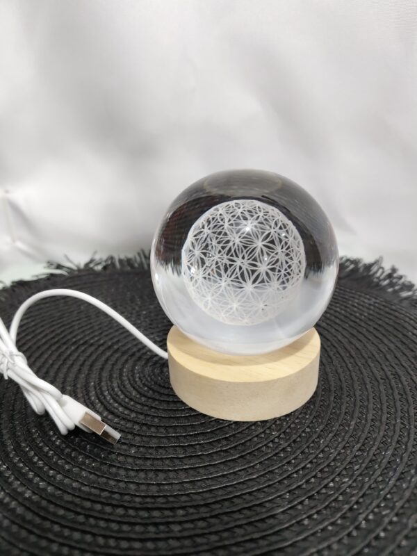 Luminous Starry Sky And Planets Moon Moon Crystal Ball Small Night Lamp Projection Ambience Light Creative Gift New Strange Gift - Image 11