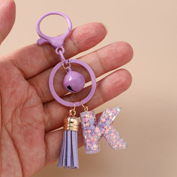 Fashionable Design Bell Tassel Keychain - Image 19