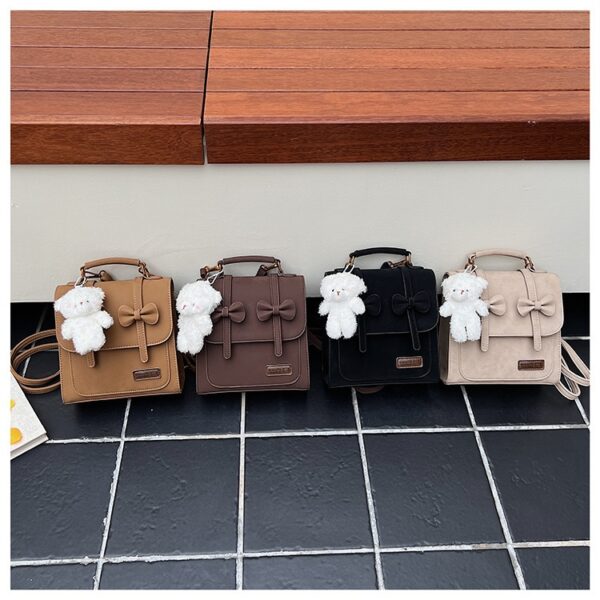 British-style Retro Chic Womens Backpack - Image 43