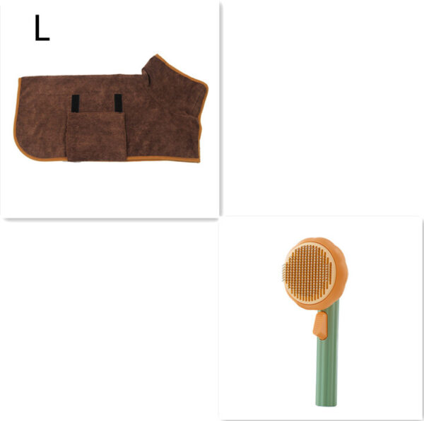 New Pet Cat Brush Hot Selling Hand-held Steel Wire Self-cleaning Comb Looper For Hair Removal - Image 27
