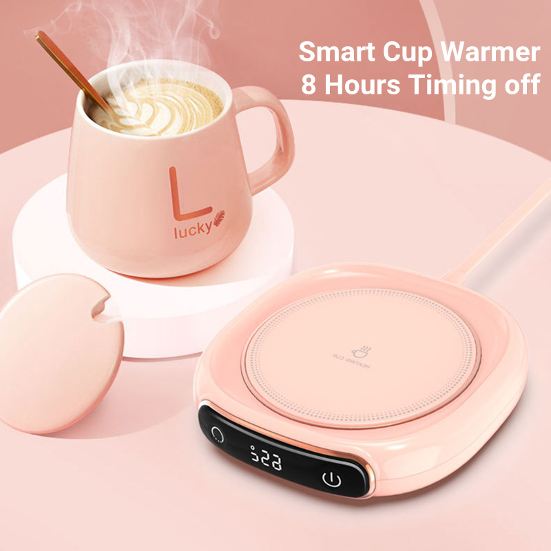 Coffee Mug Warmer Warm Coaster Smart Heating Cup Thermal Insulation Constant Temperature Coaster Heating Pad Desktop - Image 1