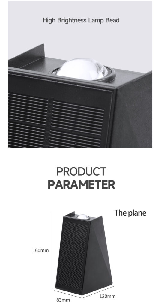 Solar Outdoor Corridor Waterproof Wall Lamp