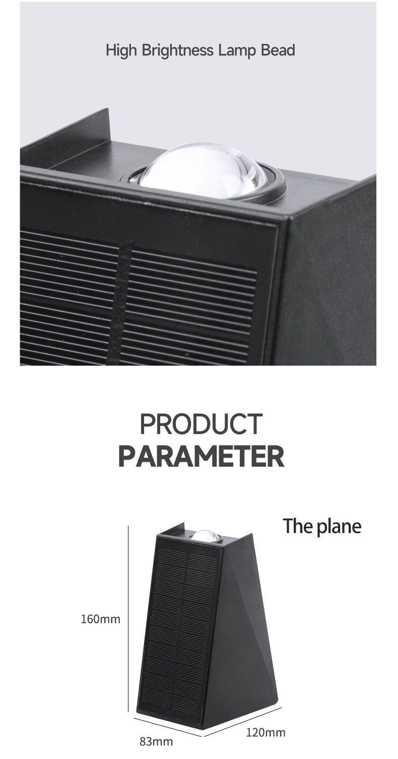 Solar Outdoor Corridor Waterproof Wall Lamp - Image 13