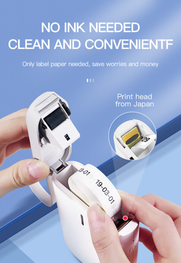 D11 Label Printer Bluetooth-compatible Household Non Drying Label Machine Fast Printing Home Use Office - Image 15