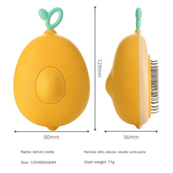 Cat Brush Hair Remover Cleaning Avocado Shaped Dog Grooming Tool Pet Combs Brush Stainless Steel Needle Pet Cleaning Care - Image 9