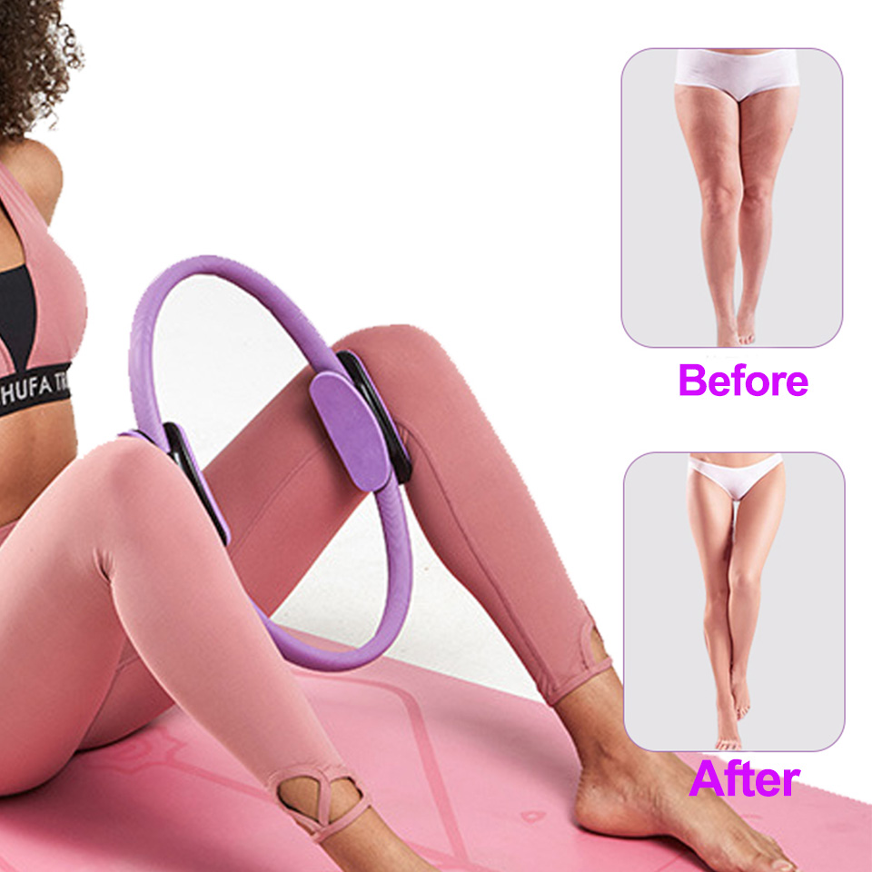 Yoga Fitness Pilates Ring Women Girls Circle Magic Dual Exercise Home Gym Workout Sports Lose Weight Body Resistance - Image 24