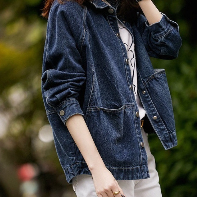 Slimming Baseball Jacket For Women Preppy Style - Image 1