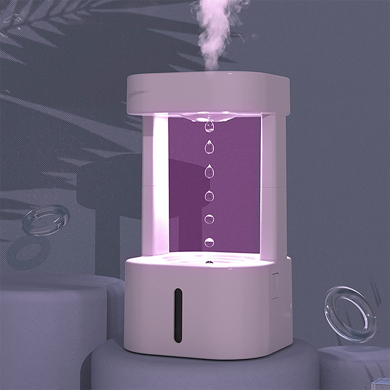 Creative Anti-gravity Water Drop Humidifier Air Conditioning Mist Spray Household Quiet Bedroom Office With 580ML Water Tank - Image 7