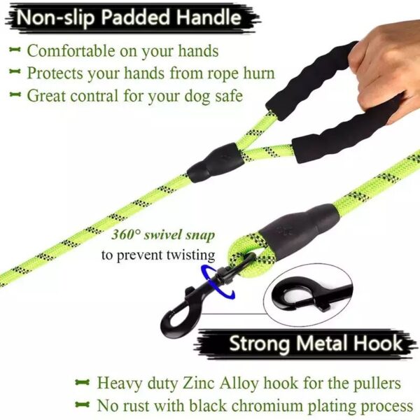Small Medium Sized Pet Dog Luminous Leash Chain Puppies - Image 10