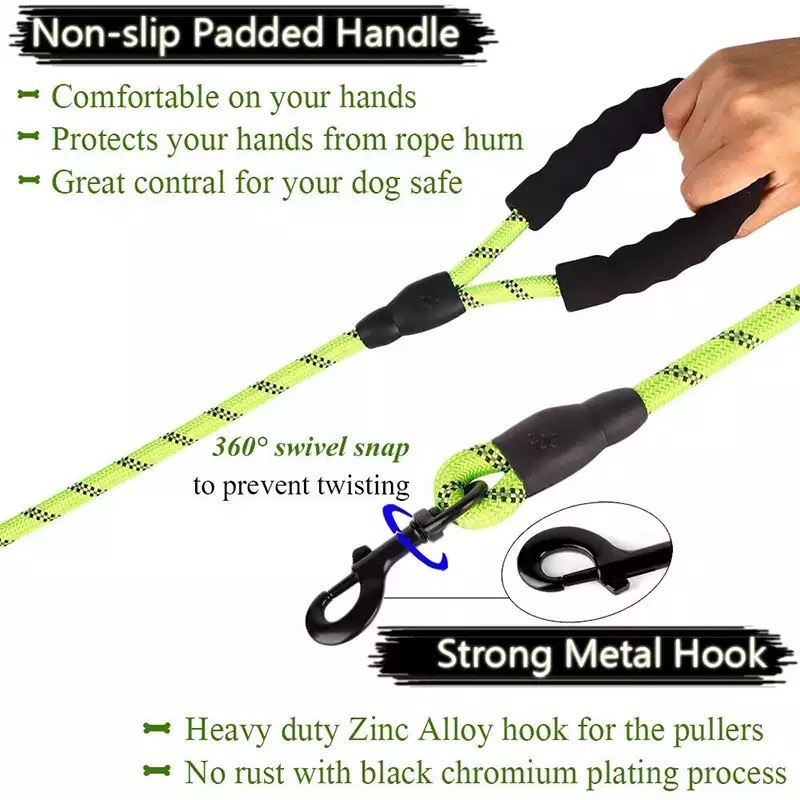 Small Medium Sized Pet Dog Luminous Leash Chain Puppies - Image 10