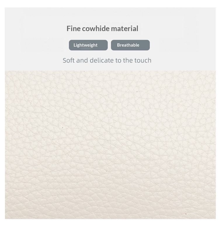 Genuine Leather Womens New Trendy Fashionable Versatile Single-shoulder Bag - Image 18