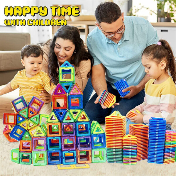 Magnetic Building Blocks DIY Magnets Toys For Kids Designer Construction Set Gifts For Children Toys - Image 19