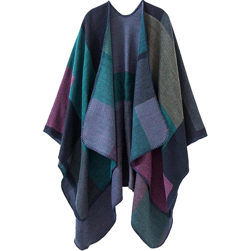 Shawl Wraps Sweater Poncho Cape Coat Christmas Gifts for Women - Image 4