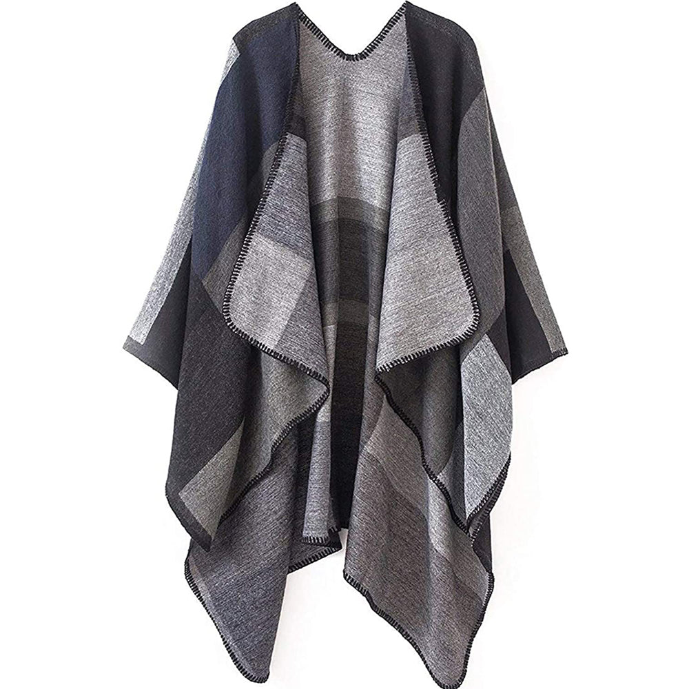 Shawl Wraps Sweater Poncho Cape Coat Christmas Gifts for Women - Image 12