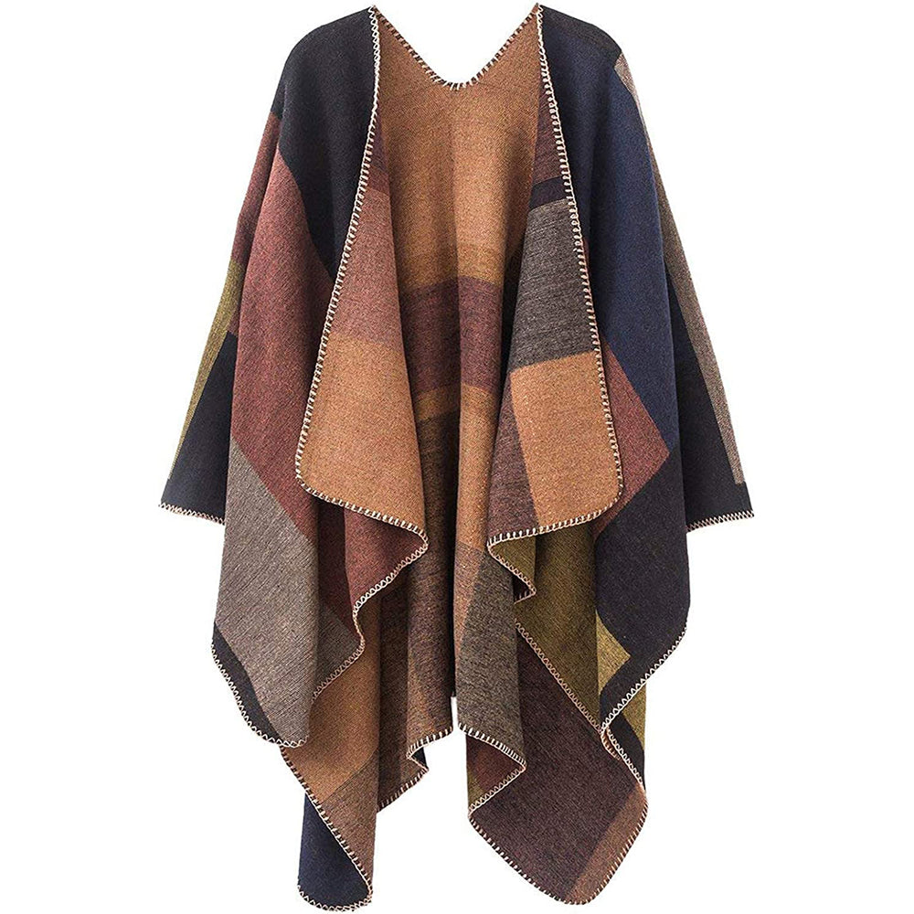 Shawl Wraps Sweater Poncho Cape Coat Christmas Gifts for Women - Image 10