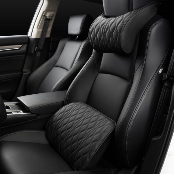Car headrest, car neck pillow, backrest, car seat, universal car lumbar support set - Image 10