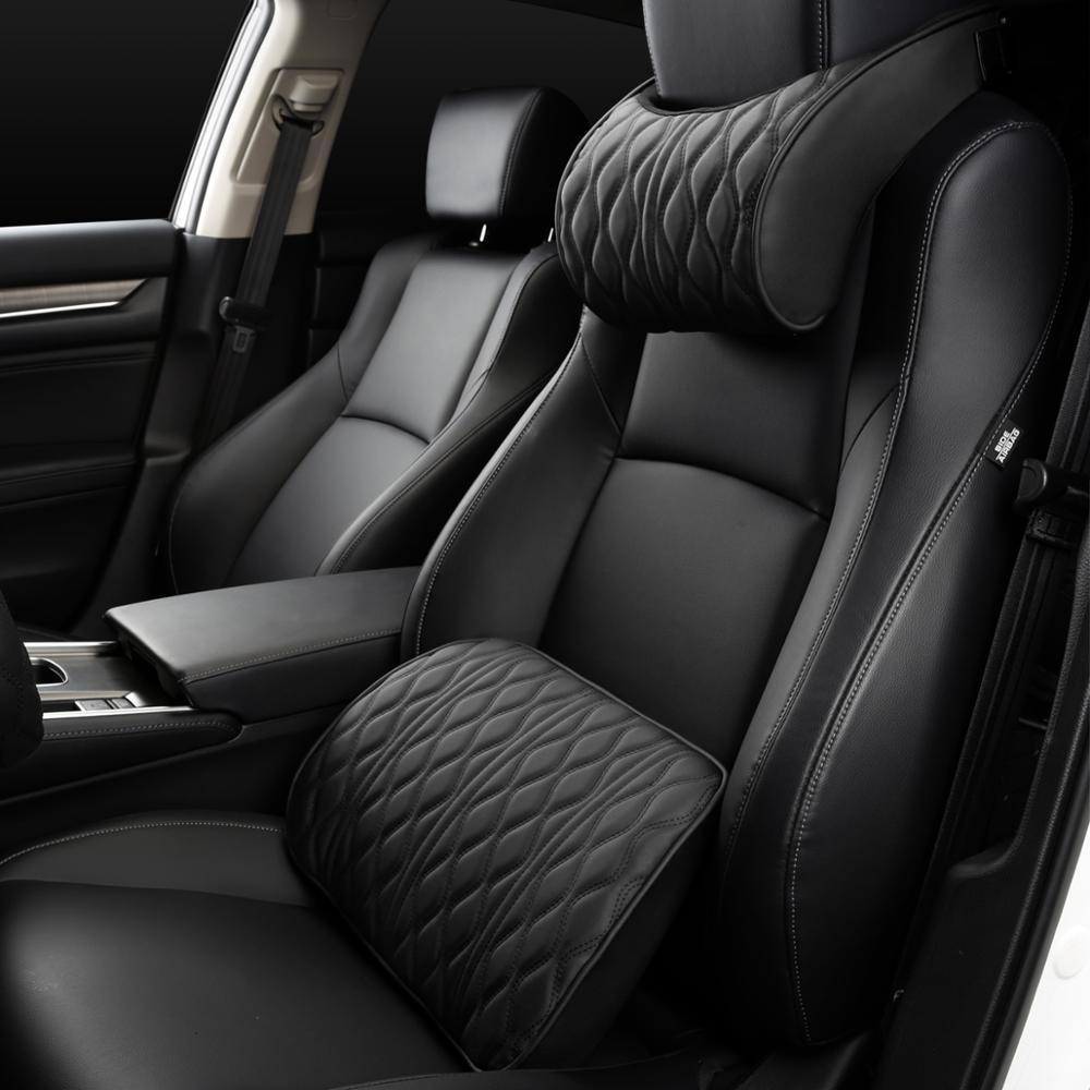 Car headrest, car neck pillow, backrest, car seat, universal car lumbar support set - Image 1