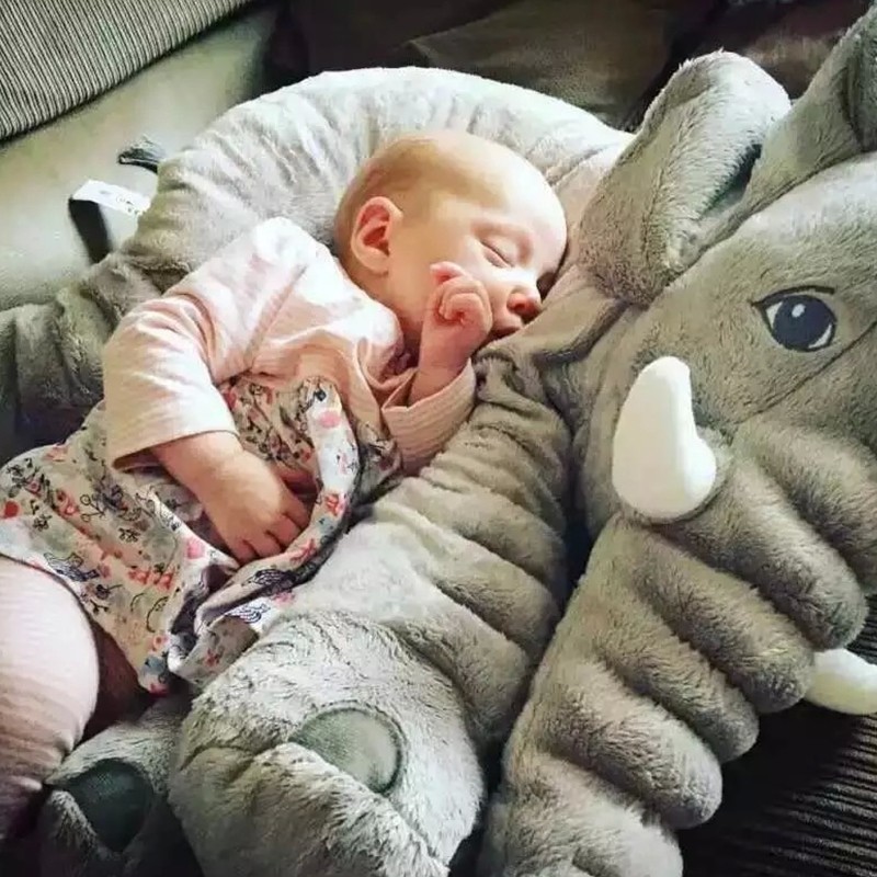 Elephant Doll Pillow Baby Comfort Sleep With - Image 1
