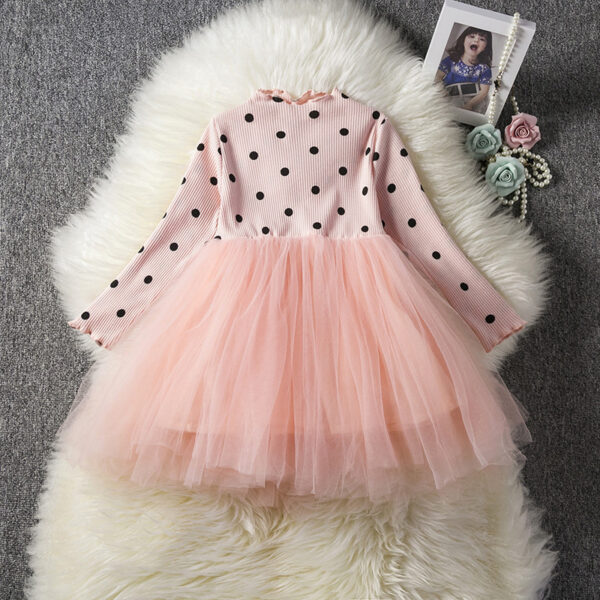 Baby Girls Spring Winter Long Sleeve Tutu Lace Dresses Infantil Newborn 1st Birthday Party Clothes Christening Gown Casual Wear - Image 7