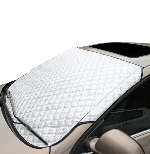 Car snow block front windshield antifreeze cover winter front gear snowboard windshield snow cover frost guard - Image 12