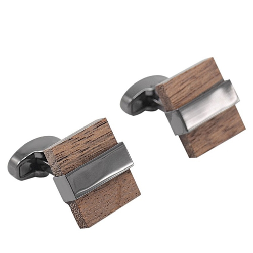 Luxury Wood Cufflinks - Image 4
