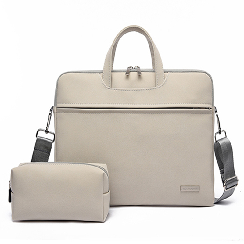PU Leather Women Laptop Bag Notebook Carrying Case Briefcase For Macbook Air 13.3 14 15.6 Inch Men Handbags Shoulder Mouse Bag - Image 24