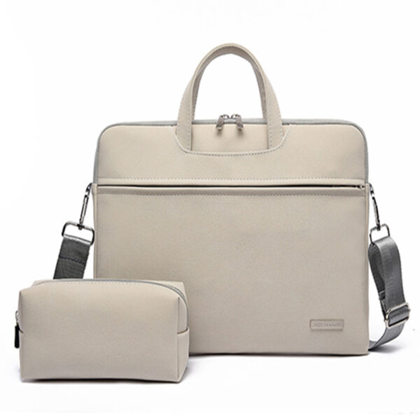 PU Leather Women Laptop Bag Notebook Carrying Case Briefcase For Macbook Air 13.3 14 15.6 Inch Men Handbags Shoulder Mouse Bag - Image 25