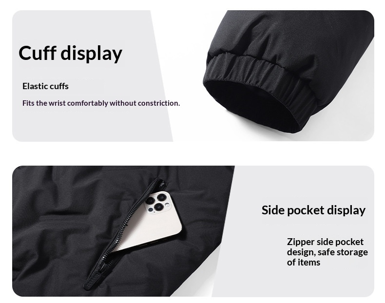 New Arrival Fashionable Casual Windproof And Warm Thick Mens Down Jacket - Image 18