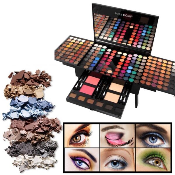 180 Colors Eyes Shadow Blush Set Personalized Piano-shaped Makeup Palette Box - Image 14