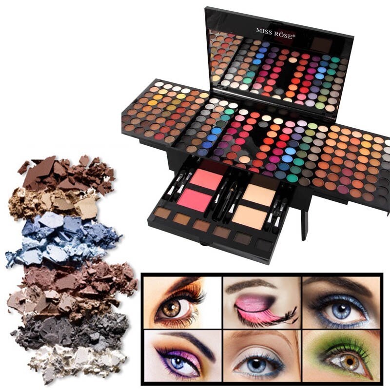 180 Colors Eyes Shadow Blush Set Personalized Piano-shaped Makeup Palette Box - Image 1